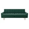 Habitat Fenner Velvet 3 Seater Sofa - Emerald -Sofa Discount Store 8887957 R Z001A
