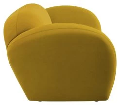 Habitat Layla Velvet 3 Seater Sofa - Yellow -Sofa Discount Store 8889797 R Z004A