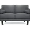 Habitat Jackson Leather 2 Seater Sofa - Grey -Sofa Discount Store 8893336 R Z001A