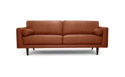 Habitat Jackson Leather 4 Seater Sofa - Tan