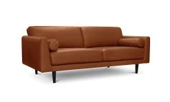 Habitat Jackson Leather 4 Seater Sofa - Tan -Sofa Discount Store 8898991 R Z002A