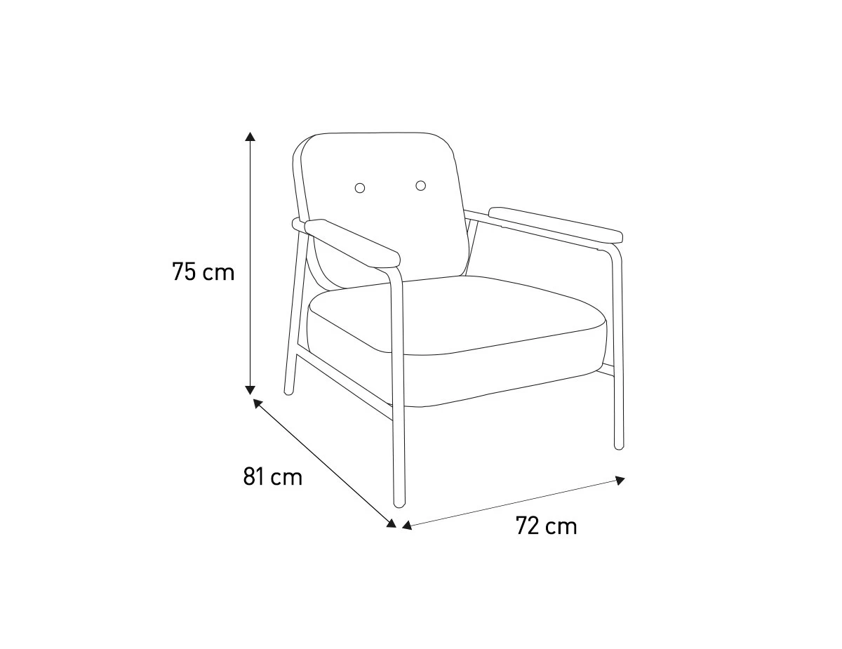 Habitat Cooper Fabric Armchair - Yellow 10 Habitat Cooper Fabric Armchair - Yellow - Image 8