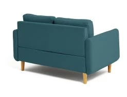Habitat Remi Fabric 2 Seater Chaise Sofa In A Box - Teal -Sofa Discount Store 8904665 R Z003A