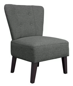 Habitat Delilah Fabric Cocktail Chair - Charcoal 15 Habitat Delilah Fabric Cocktail Chair - Charcoal -Sofa Discount Store 8937773 R Z004A
