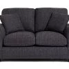 Habitat Lisbon Fabric 2 Seater Sofa - Charcoal