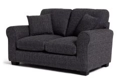 Habitat Lisbon Fabric 2 Seater Sofa - Charcoal -Sofa Discount Store 8948858 R Z002A