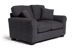 Habitat Lisbon Fabric 2 Seater Sofa - Charcoal -Sofa Discount Store 8948858 R Z004A