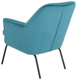Habitat Celine Velvet Accent Chair - Teal -Sofa Discount Store 8954732 R Z003A
