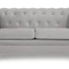 Habitat Chesterfield Velvet 2 Seater Sofa - Light Grey -Sofa Discount Store 8954914 R Z001A