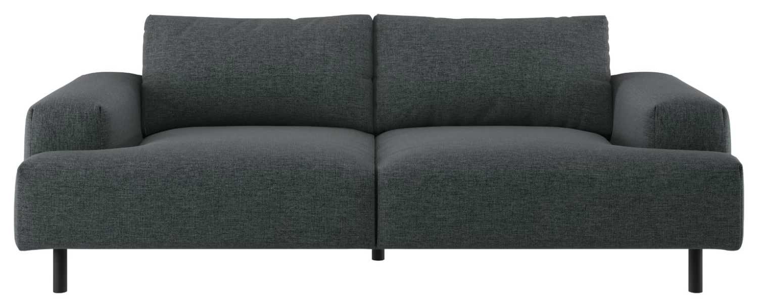 Habitat Julien Fabric 3 Seater Sofa - Charcoal 3 Habitat Julien Fabric 3 Seater Sofa - Charcoal