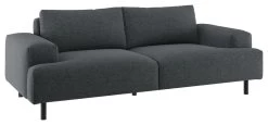 Habitat Julien Fabric 3 Seater Sofa - Charcoal 14 Habitat Julien Fabric 3 Seater Sofa - Charcoal -Sofa Discount Store 8984331 R Z008A