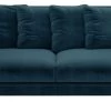 Habitat Swift Velvet 2 Seater Sofa - Blue
