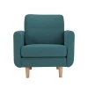 Habitat Remi Fabric Armchair In A Box -Teal -Sofa Discount Store 9153721 R Z001A