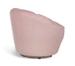 Habitat Ezra Velvet Swivel Chair - Blush Pink -Sofa Discount Store 9158472 R Z003A