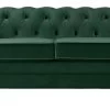 Habitat Chesterfield Velvet 3 Seater Sofa - Green