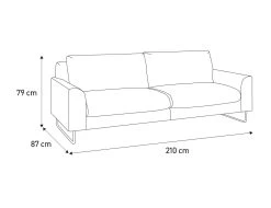 Habitat Lyle Leather 3 Seater Sofa - Tan 10 Habitat Lyle Leather 3 Seater Sofa - Tan -Sofa Discount Store 9170539 R E001