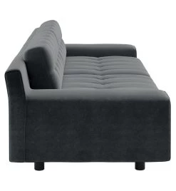 Habitat Hendricks Velvet 4 Seater Sofa - Dark Grey -Sofa Discount Store 9176368 R Z004A