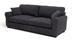 Habitat Lisbon Fabric 4 Seater Sofa - Charcoal -Sofa Discount Store 9178555 R Z002A