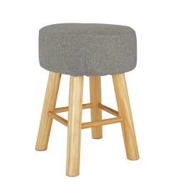 Habitat Sophie Small Fabric Stool - Light Grey 9 Habitat Sophie Small Fabric Stool - Light Grey -Sofa Discount Store 9180873 R Z002A
