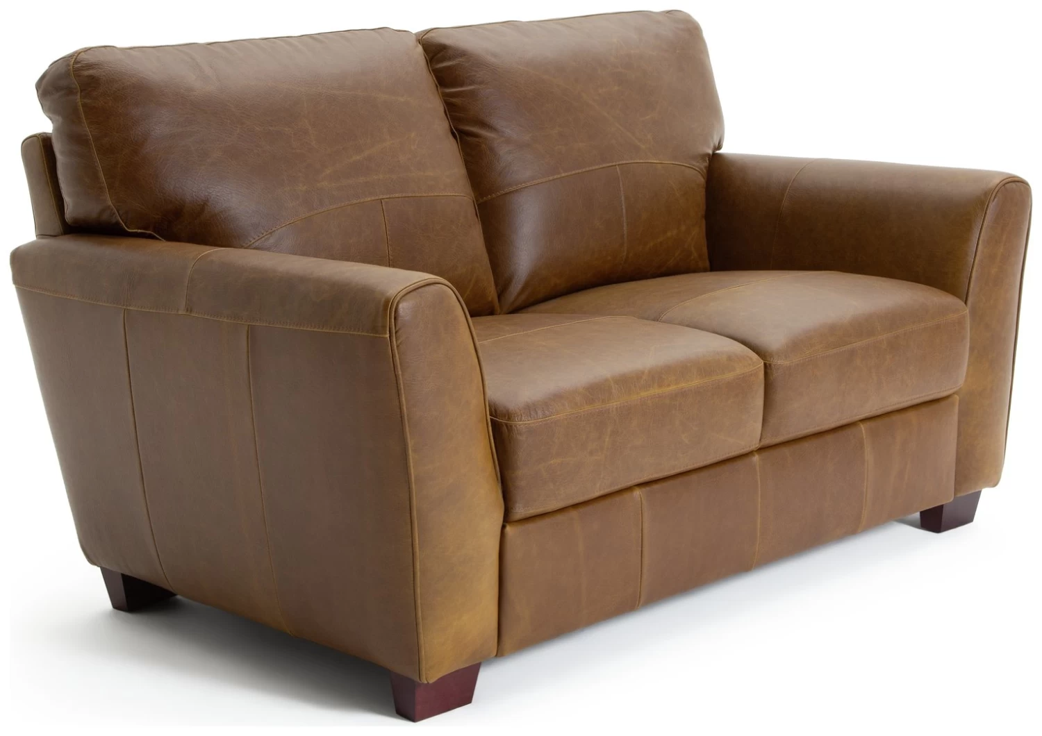 Habitat Milford Leather 2 Seater Sofa - Tan 9 Habitat Milford Leather 2 Seater Sofa - Tan - Image 7