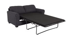 Habitat Lisbon Small Double Fabric Sofa Bed - Charcoal -Sofa Discount Store 9198786 R Z012A