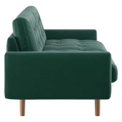 Habitat Fenner Velvet 2 Seater Sofa - Emerald 15 Habitat Fenner Velvet 2 Seater Sofa - Emerald -Sofa Discount Store 9199541 R Z004A