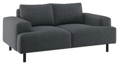 Habitat Julien Fabric 2 Seater Sofa - Dallas Grey -Sofa Discount Store 9201958 R Z008A