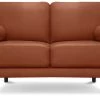 Habitat Jackson Leather 2 Seater Sofa - Tan