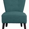 Habitat Delilah Fabric Cocktail Chair - Teal -Sofa Discount Store 9213135 R Z001A