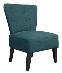 Habitat Delilah Fabric Cocktail Chair - Teal -Sofa Discount Store 9213135 R Z004A