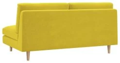 Habitat Teo Velvet 2 Seater Sofa - Yellow -Sofa Discount Store 9216840 R Z003A