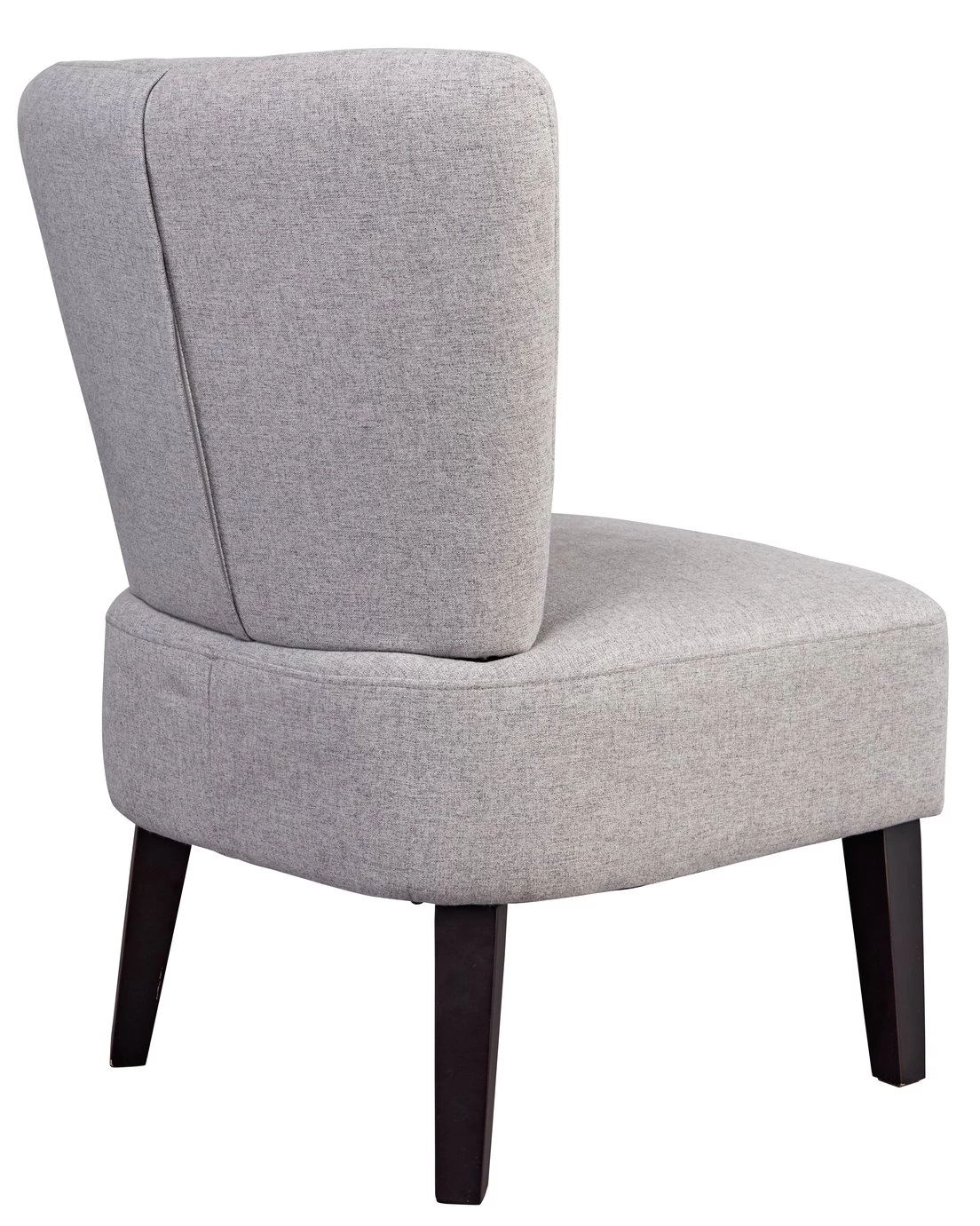 Habitat Delilah Fabric Cocktail Chair - Light Grey 5 Habitat Delilah Fabric Cocktail Chair - Light Grey - Image 4