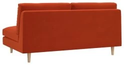 Habitat Teo Velvet 2 Seater Sofa - Orange -Sofa Discount Store 9303382 R Z003A