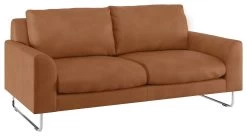 Habitat Lyle Leather 2 Seater Sofa - Tan -Sofa Discount Store 9325171 R Z008A