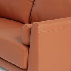Habitat Jackson Leather 3 Seater Sofa - Tan -Sofa Discount Store 9335147 R Z005A