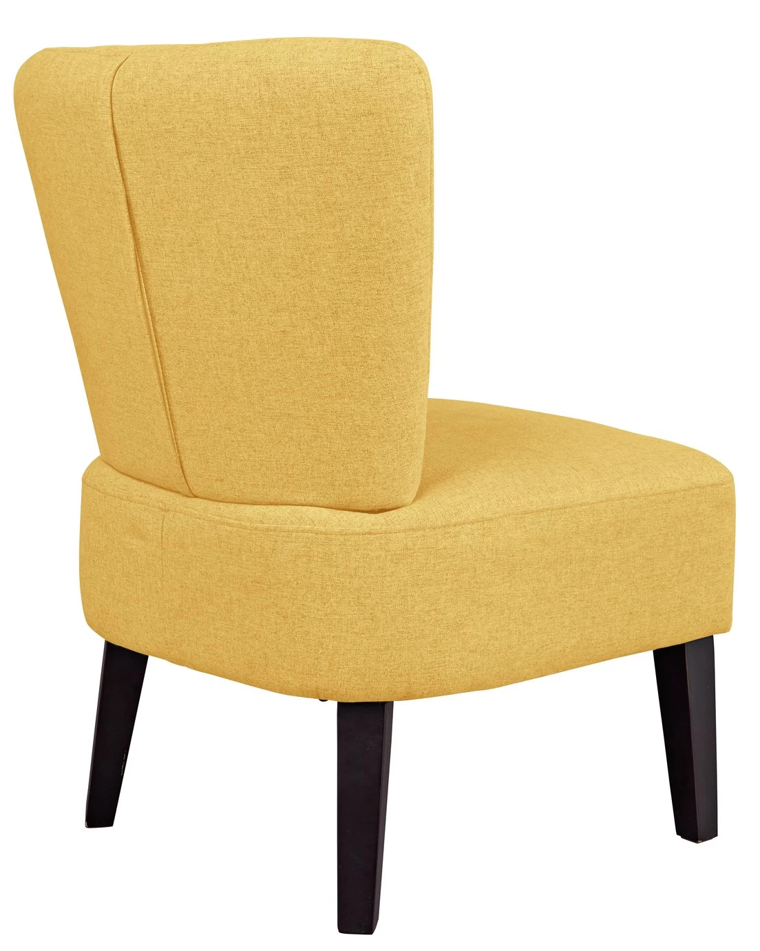 Habitat Delilah Fabric Cocktail Chair - Yellow 6 Habitat Delilah Fabric Cocktail Chair - Yellow - Image 4