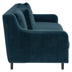 Habitat Swift Velvet 3 Seater Sofa - Blue -Sofa Discount Store 9342769 R Z004A