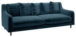 Habitat Swift Velvet 3 Seater Sofa - Blue -Sofa Discount Store 9342769 R Z006A
