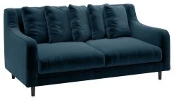 Habitat Swift Velvet 3 Seater Sofa - Blue -Sofa Discount Store 9342769 R Z008A