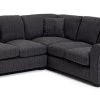 Habitat Lisbon Fabric Corner Sofa - Charcoal 1 Habitat Lisbon Fabric Corner Sofa - Charcoal -Sofa Discount Store 9346583 R Z001A