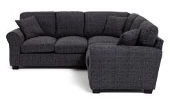 Habitat Lisbon Fabric Corner Sofa - Charcoal 16 Habitat Lisbon Fabric Corner Sofa - Charcoal -Sofa Discount Store 9346583 R Z002A
