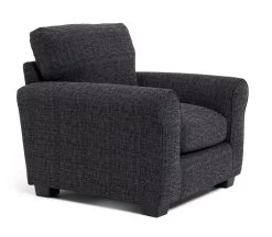 Habitat Lisbon Fabric Armchair - Charcoal 18 Habitat Lisbon Fabric Armchair - Charcoal -Sofa Discount Store 9362897 R Z004A