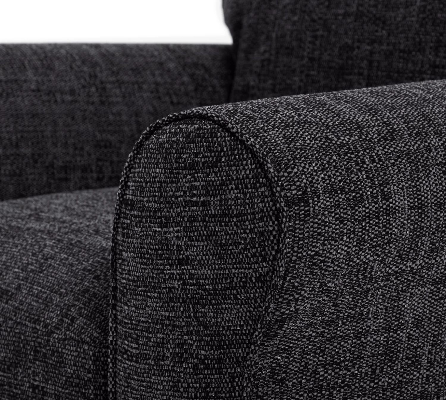 Habitat Lisbon Fabric Armchair - Charcoal 11 Habitat Lisbon Fabric Armchair - Charcoal - Image 9