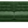 Habitat Fenner Velvet 2 Seater Sofa - Moss Green -Sofa Discount Store 9381847 R Z001A