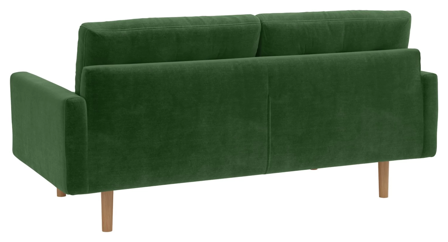 Habitat Fenner Velvet 2 Seater Sofa - Moss Green 7 Habitat Fenner Velvet 2 Seater Sofa - Moss Green - Image 5