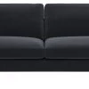 Habitat Teo Velvet 3 Seater Sofa - Charcoal -Sofa Discount Store 9395730 R Z001A