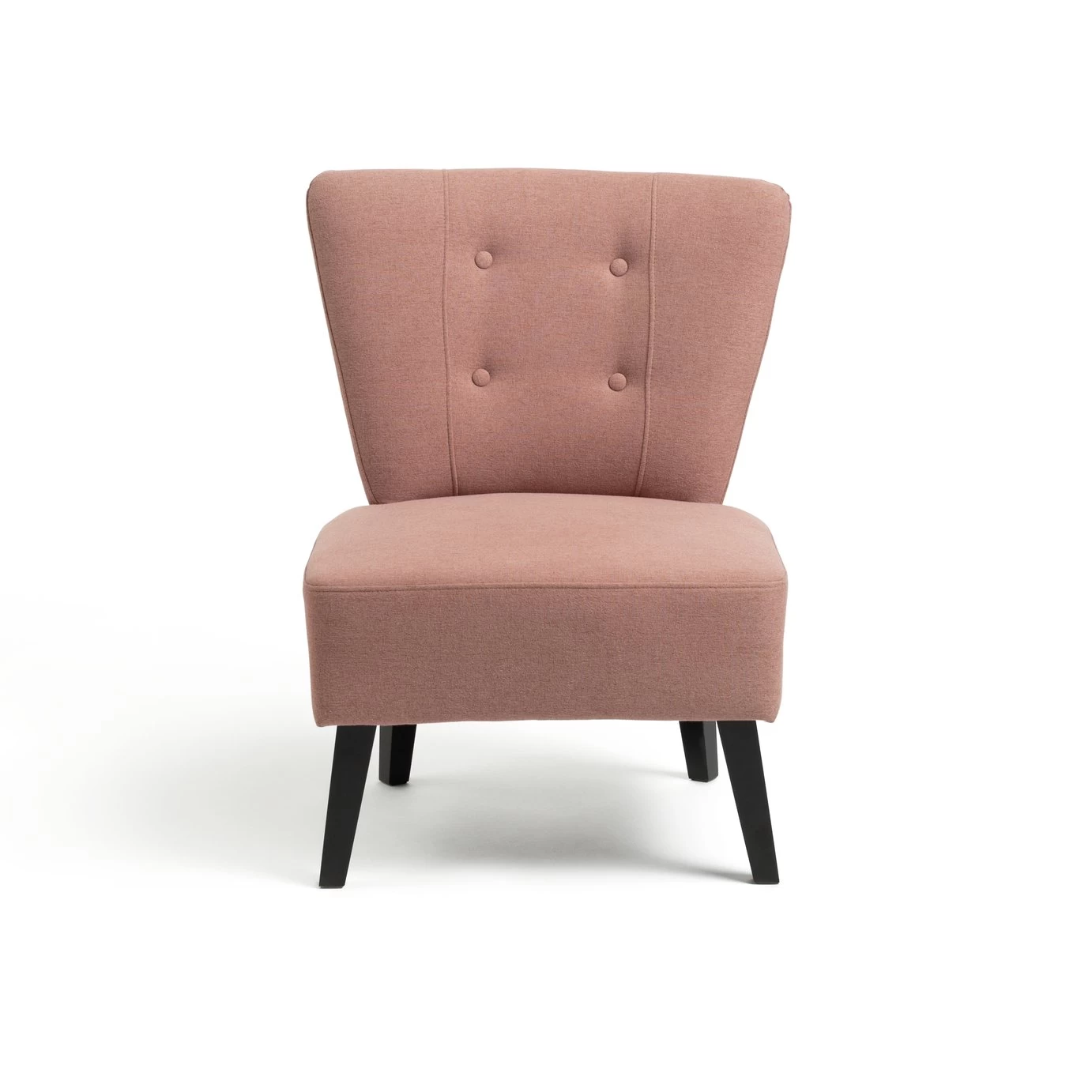Habitat Delilah Fabric Cocktail Chair - Pink 3 Habitat Delilah Fabric Cocktail Chair - Pink