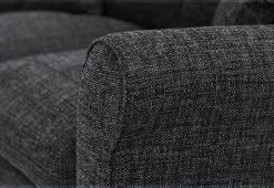 Habitat Lisbon Fabric 3 Seater Sofa - Charcoal -Sofa Discount Store 9397460 R Z006A