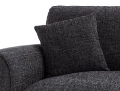 Habitat Lisbon Fabric 3 Seater Sofa - Charcoal -Sofa Discount Store 9397460 R Z007A