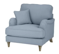 Habitat Matilda Velvet Armchair - Light Blue -Sofa Discount Store 9405314 R Z002A